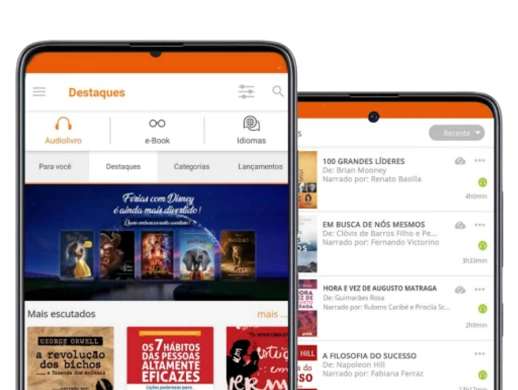 mockup do aplicativo tocalivros mostrando a tela inicial, e uma estrela amarela enorme por trás do celular
