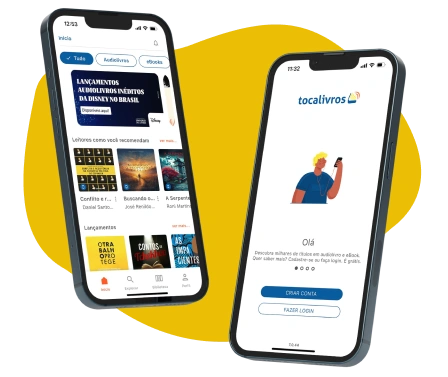 mockup do aplicativo de bibliotecas